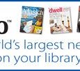 Zinio Digital Magazines Click on the Zinio Digital Magazine tab Use your library barcode number to create your account Read current issues of your favorite magazines on your personal devices