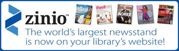 Click on the Zinio Digital Magazine tab Use your library barcode number to create your account Read current issues of your favorite magazines on your personal devices