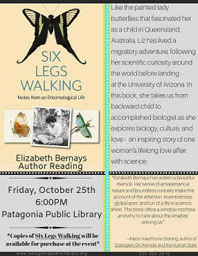 Six Legs Walking: Notes from an Entomological Life | Patagonia Public  Library